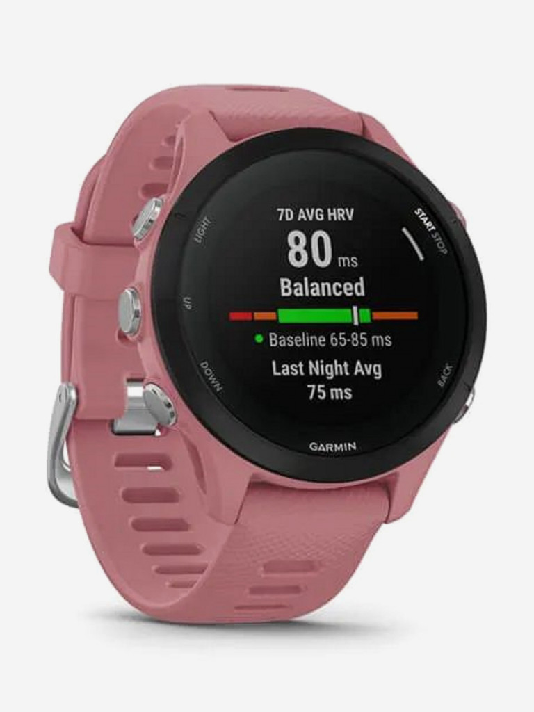 Часы Garmin Forerunner 255S со светло-розовым ремешком Peach 010-02641-13