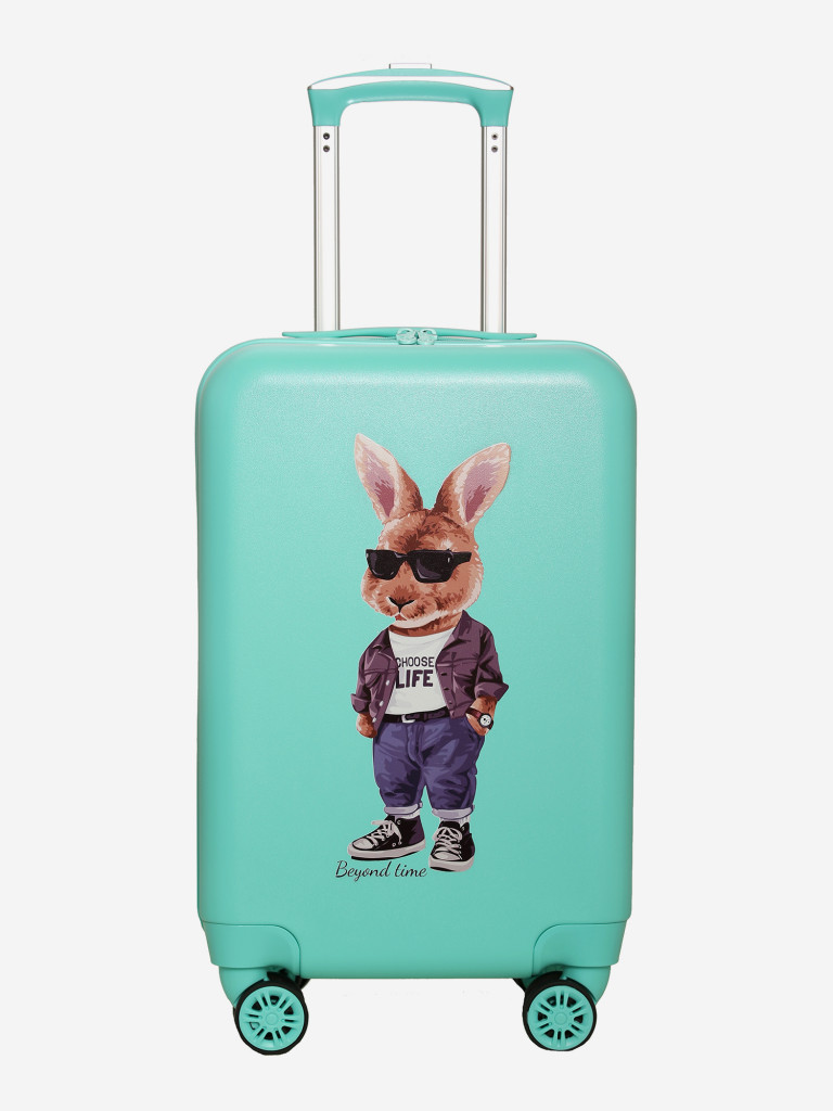 Чемодан детский BEYOND TIME G212 Модный кролик зеленый
