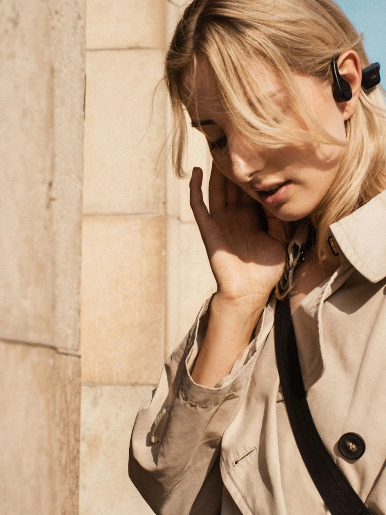Беспроводные наушники с костной проводимостью Sudio B4 Bone Conduction Earphones, цвет: черный