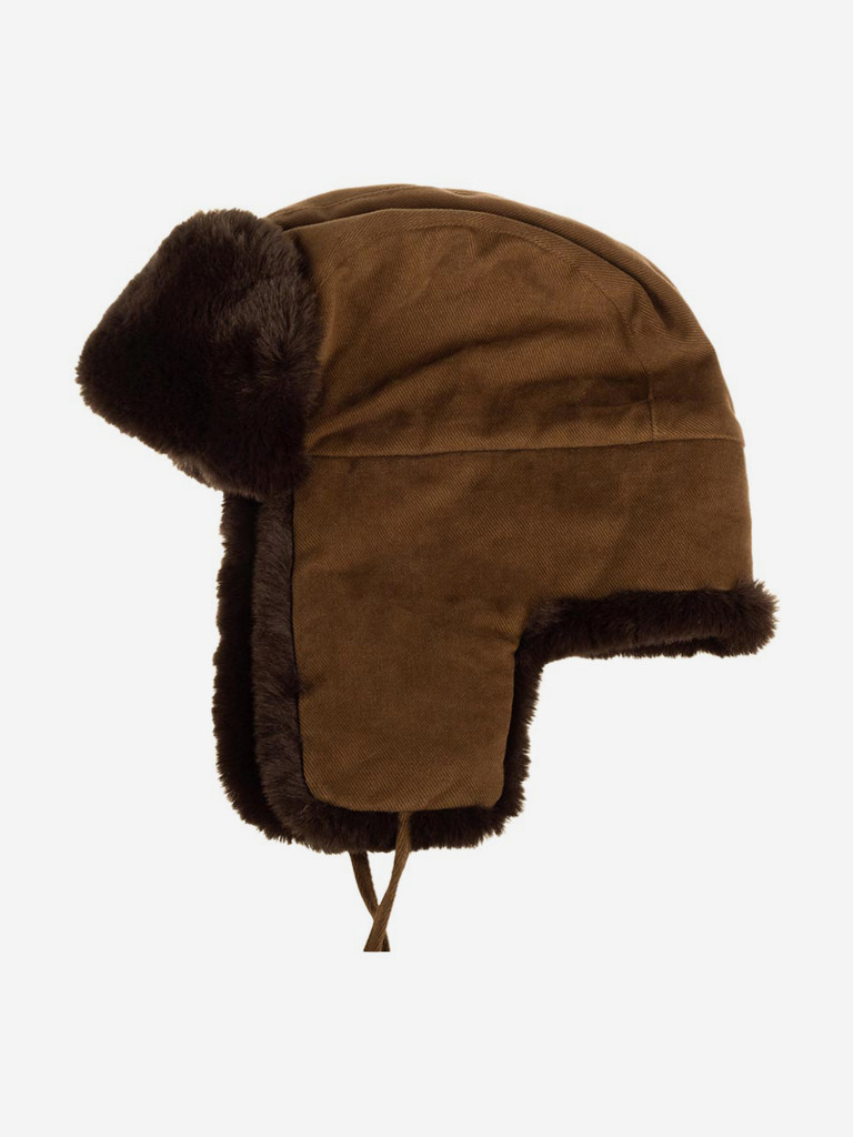 Шапка ушанка STETSON 9291104 BOMBER CAP SOFT COTTON (коричневый)