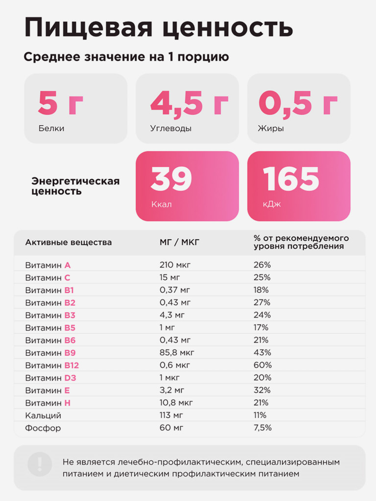 Guarchibao Фитококтейль белковый малина