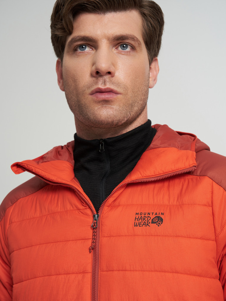 Куртка утепленная рипстоп мужская Mountain Hardwear Free Element Hooded Jacket