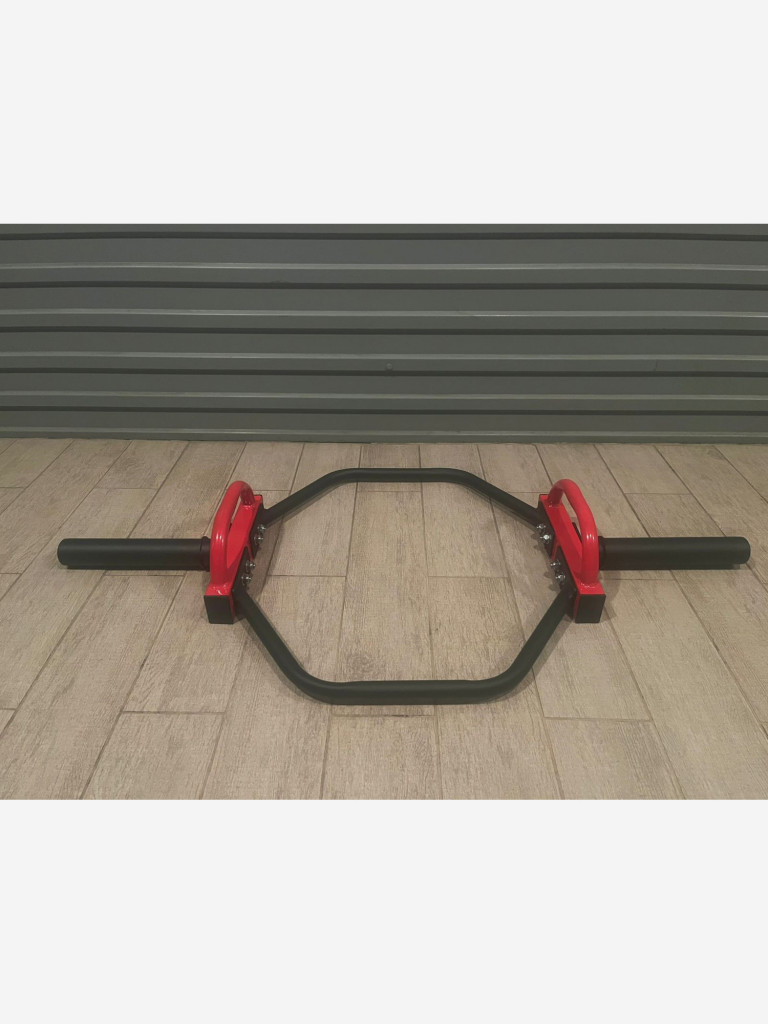 Трэп гриф для становой тяги и приседаний 8кг. 50мм с замками 2шт.