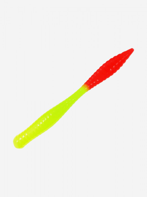 Силикон TROUT LURE (SANSAN) в банке, BEAVER 77, СЫР,COL. 27 (Lemon-Red), (10шт)