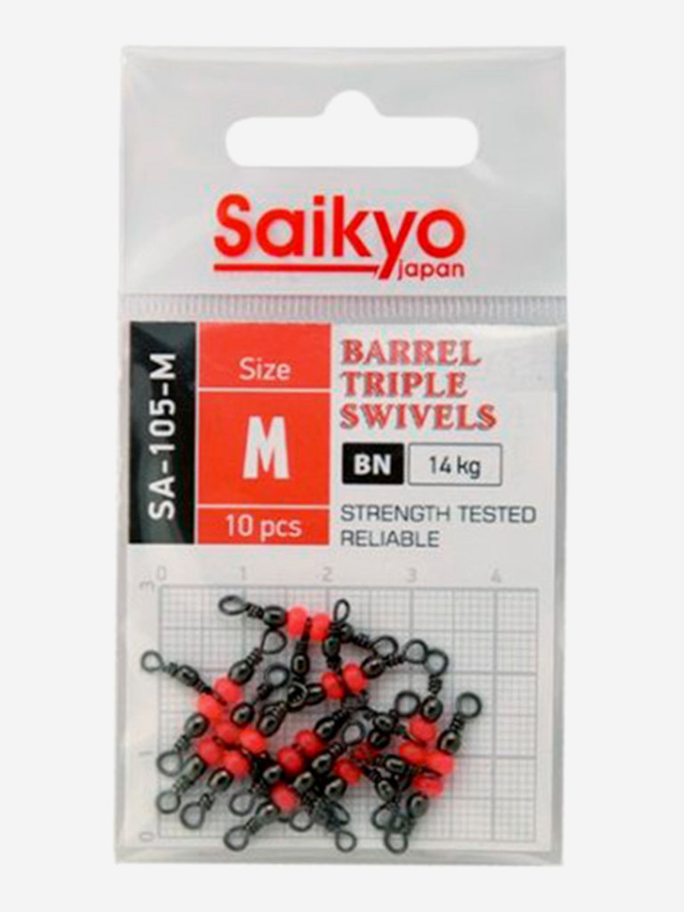 Вертлюг Saikyo SA-105-M (2 упаковки по 10 штук)