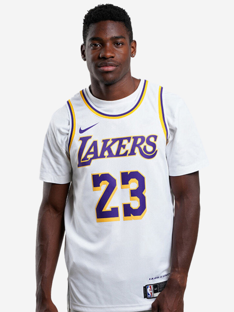 Майка баскетбольная Nike NBA Los Angeles Lakers LeBron James Association Edition Swingman Dri FIT