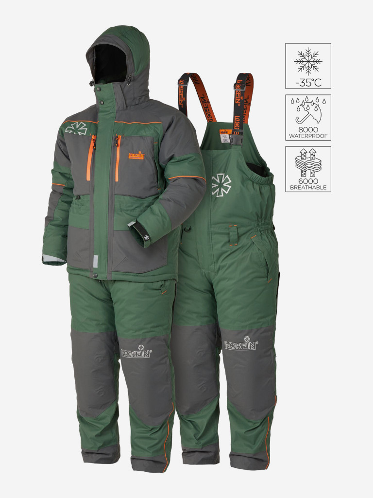 Костюм зимний Norfin DISCOVERY 3 (куртка+полукомбинезон) для рыбалки и охоты