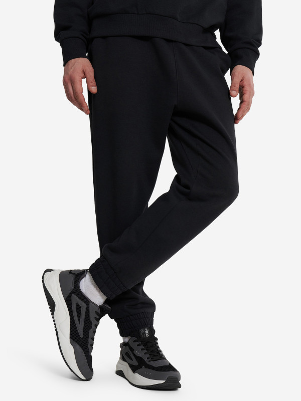 Брюки мужские FILA арт. 138978 черный цвет — купить за 2499 руб. со скидкой 32 %, отзывы в интернет-магазине Спортмастер