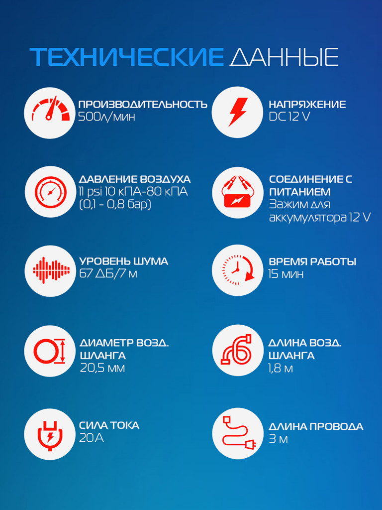 Электрический насос Marlin GP-80 B, насос для лодок пвх, сапбордов, бассейнов, матрасов