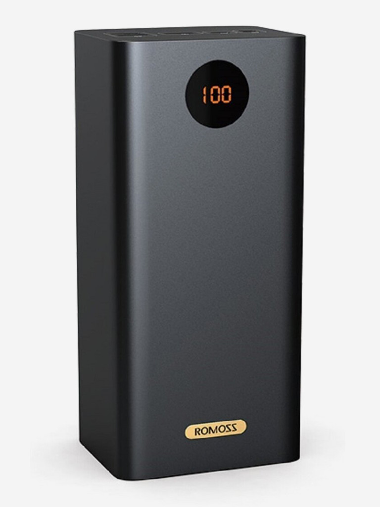 Внешний аккумулятор Romoss PEA60 60000 mAh черный цвет — купить за 5790  руб. со скидкой 11 %, отзывы в интернет-магазине Спортмастер