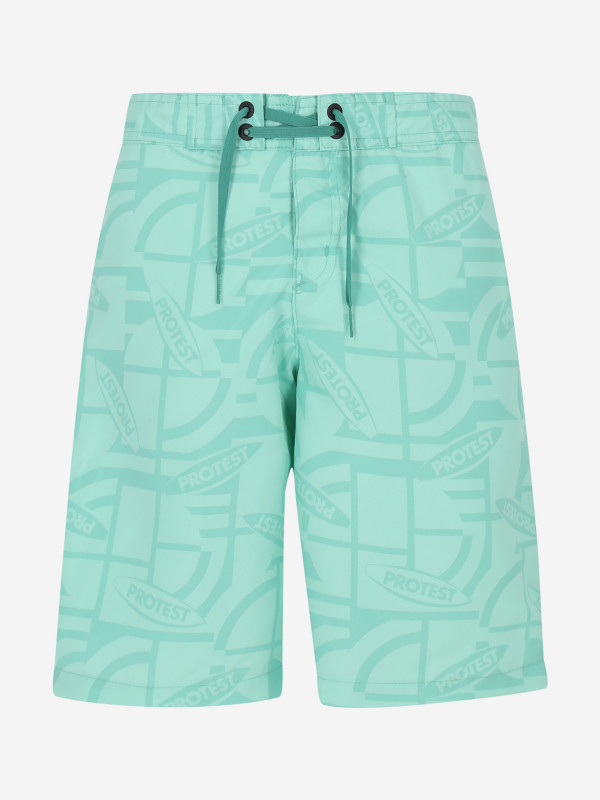 Шорты пляжные для мальчиков Protest зеленый цвет — купить за 849 руб. со скидкой 50 %, отзывы в интернет-магазине Спортмастер
