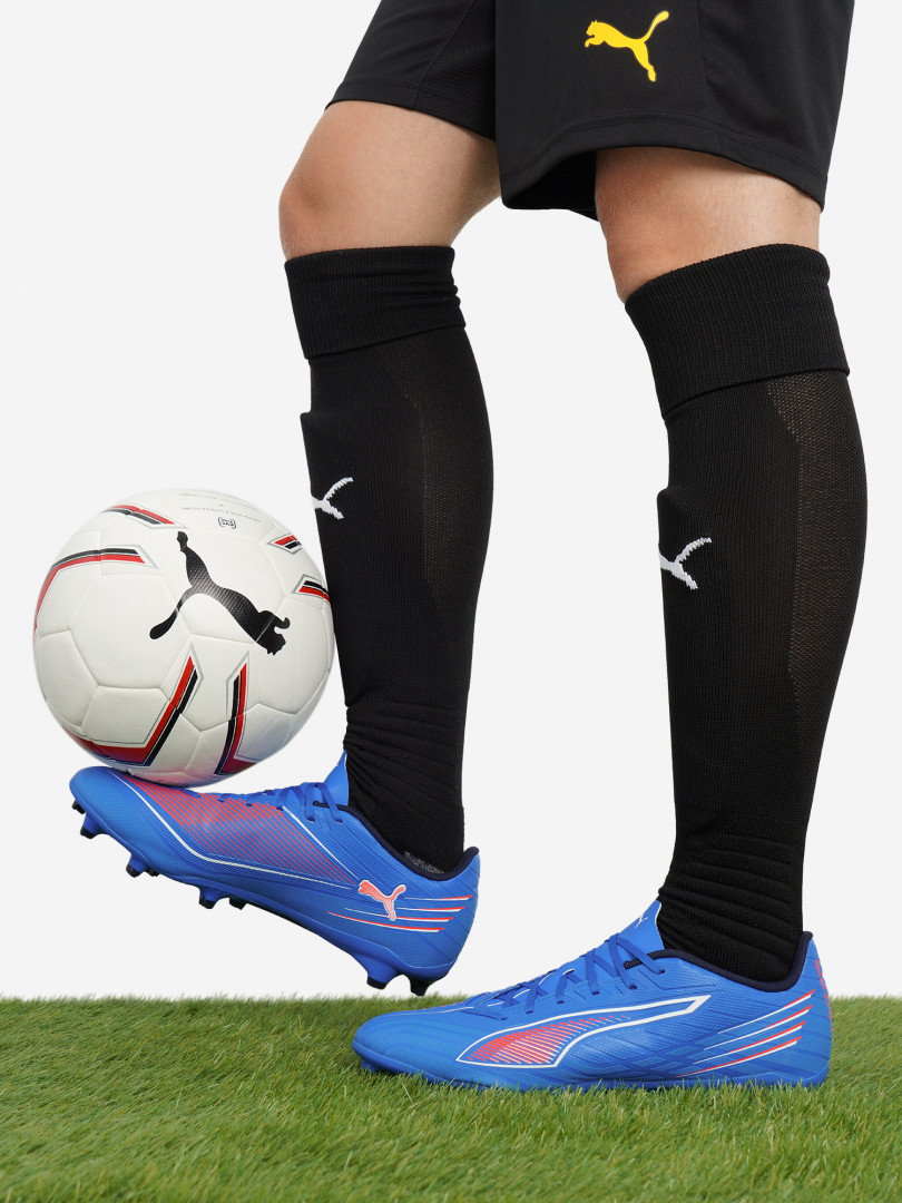 фото Бутсы мужские puma ultra 6 play fg/ag, синий