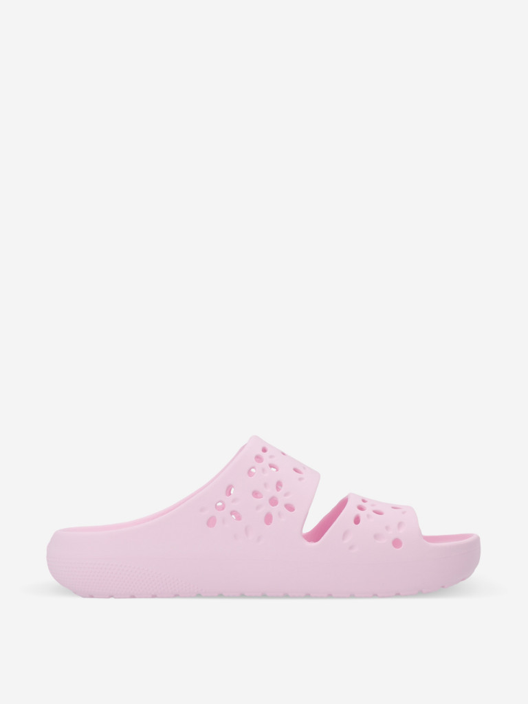 Шлепанцы женские Crocs Classic Floral Cut Out