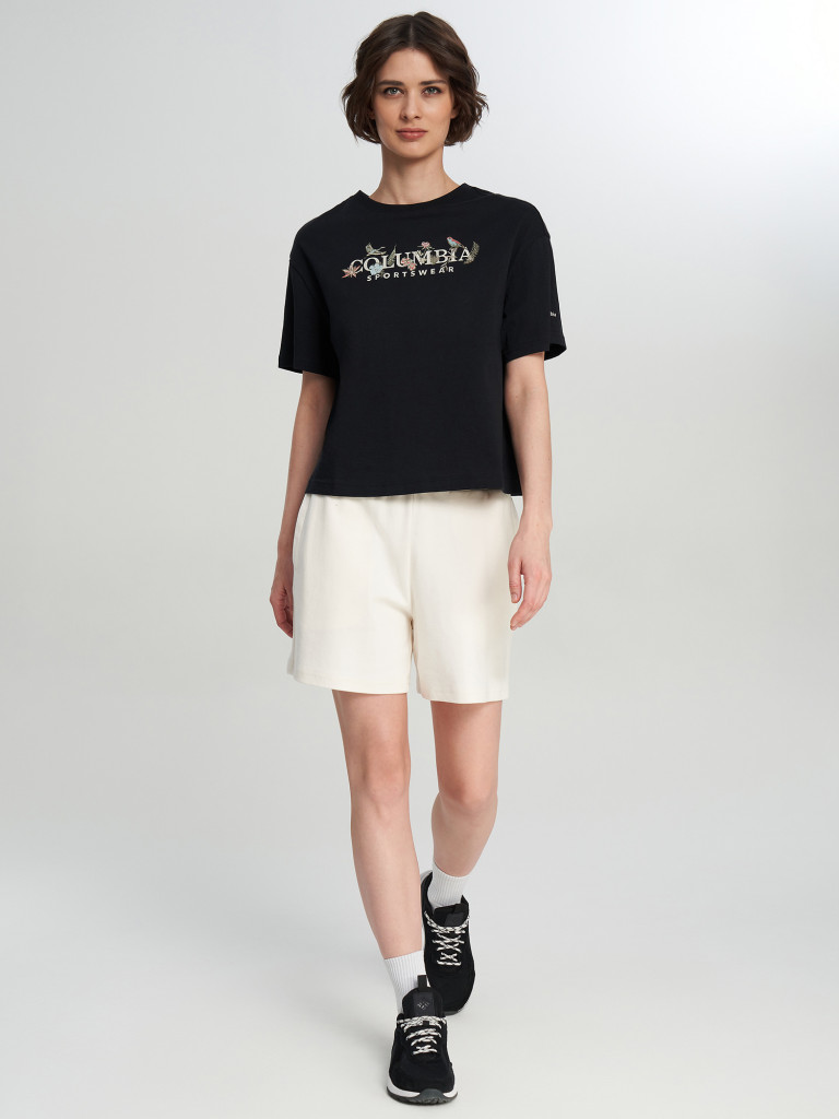 Футболка женская Columbia Rolling Bend Graphic Relaxed Crop SS