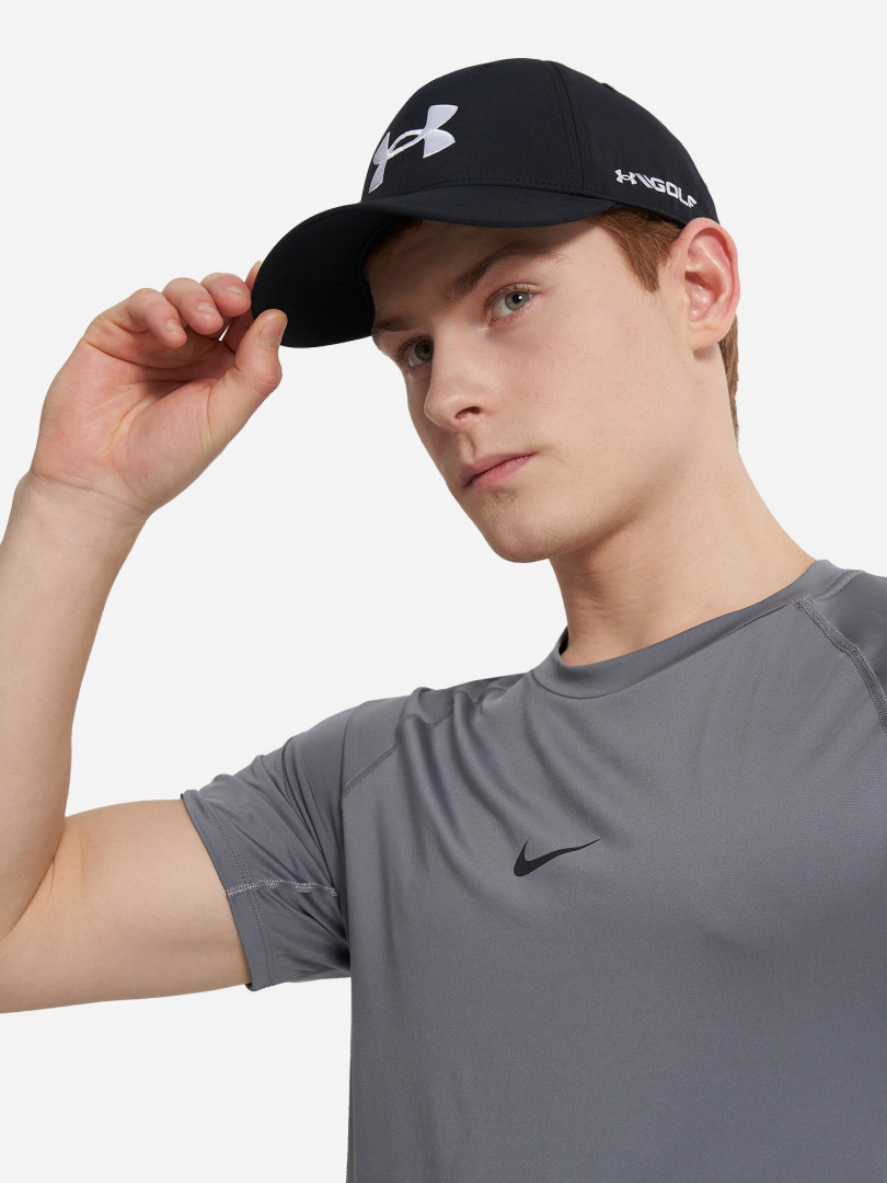 фото Бейсболка мужская under armour golf96, черный