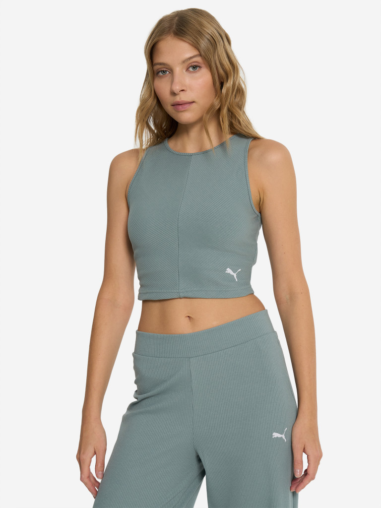 Майка женская PUMA Essentials Ribbed