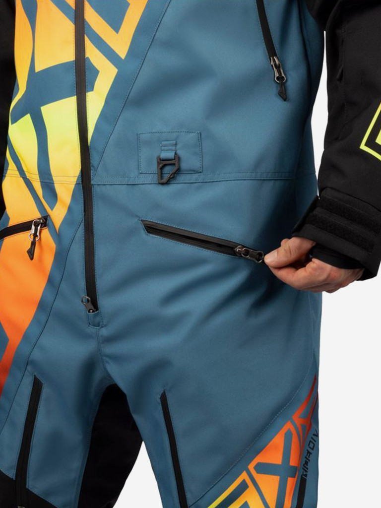 Комбинезон снегоходный FXR CX без утеплителя, мужской, Dark Blue Haze/Sunset, размер XL