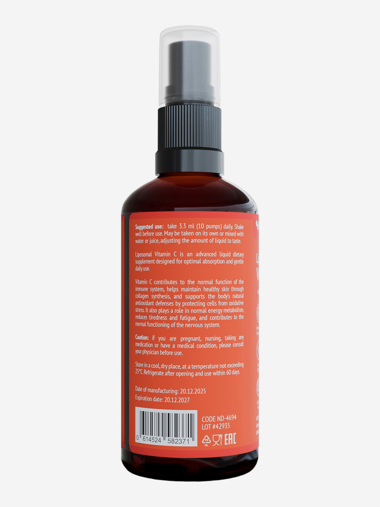 Липосомальный витамин С Liposomal Vitamin C NDCG, 100 мл