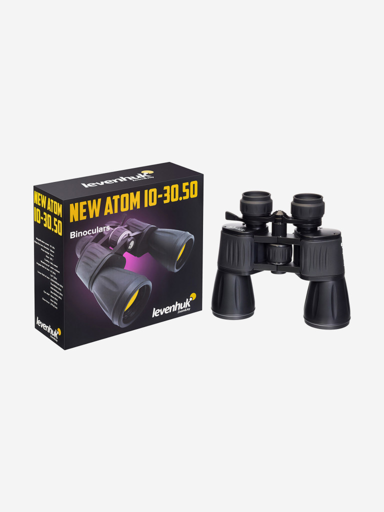 Бинокль Levenhuk New Atom 10–30x50