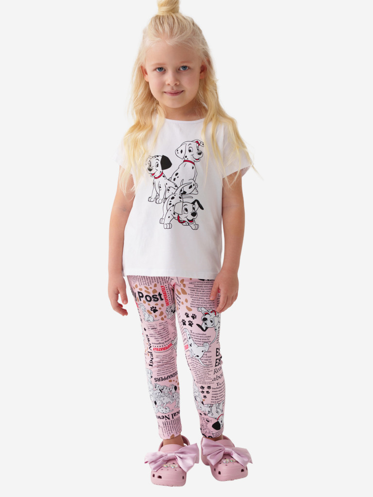 Легинсы для девочек, 2 пары в комплекте PlayToday