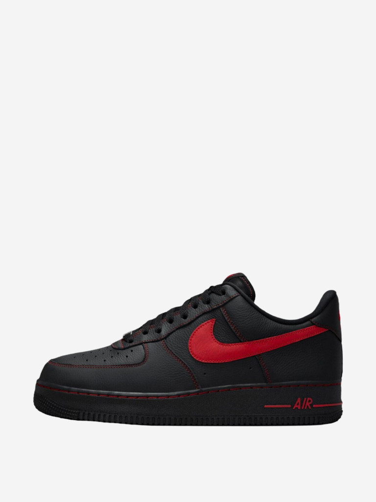 Кроссовки Nike Air Force 1 Breathable Low top Skateboard Shoes Men's Black Red