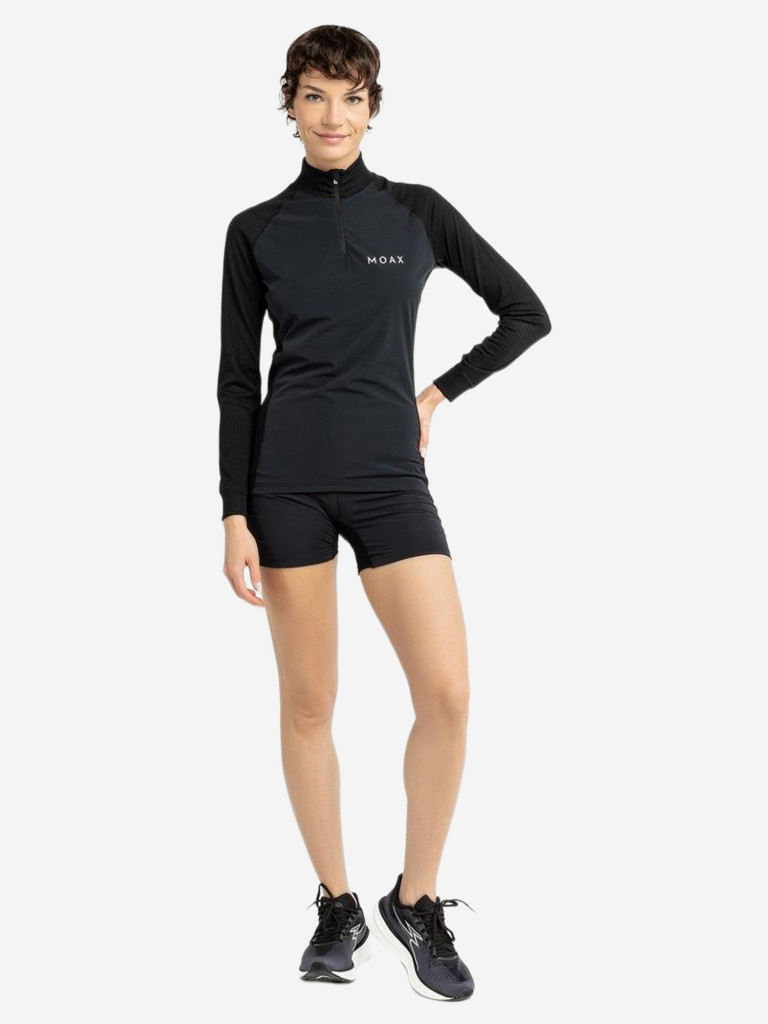 Термофутболка Moax Race Wind LS с воротником