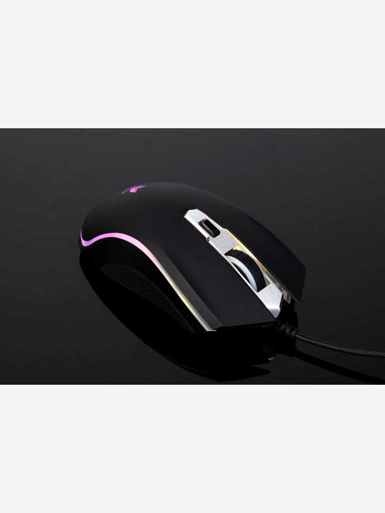 RAPOO Игровая мышь проводная V25S, цвет - черный (12277)