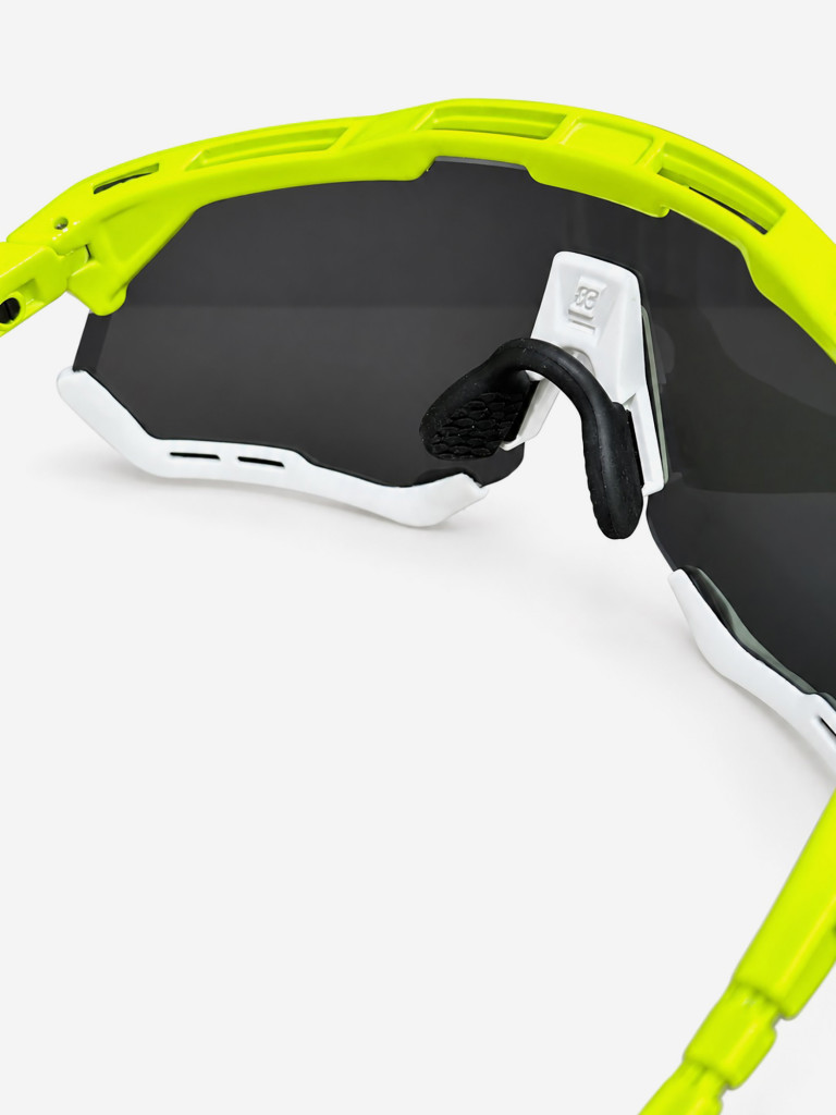 Очки спортивные Scicon AeroShade XL оправа Yellow Fluo линза SCNPP Multimirror Blue + Clear