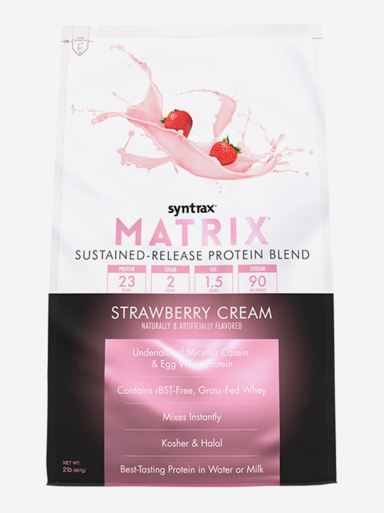 Протеин Syntrax Matrix, 907 г, Клубника
