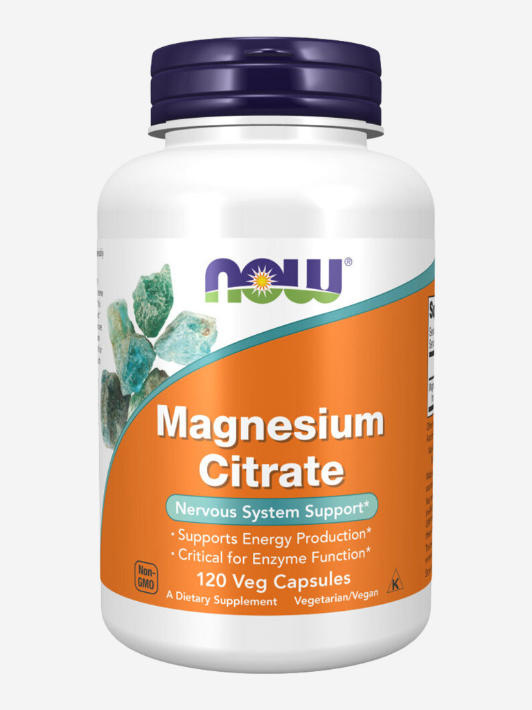 Цитрат магния NOW FOODS Magnesium Citrate 400 мг, 120 капсул