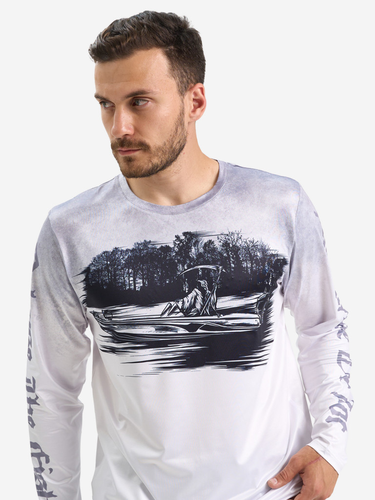 Лонгслив мужской Extreme Fishing OBS-G503 с защитой от солнца UPF50+ для рыбалки