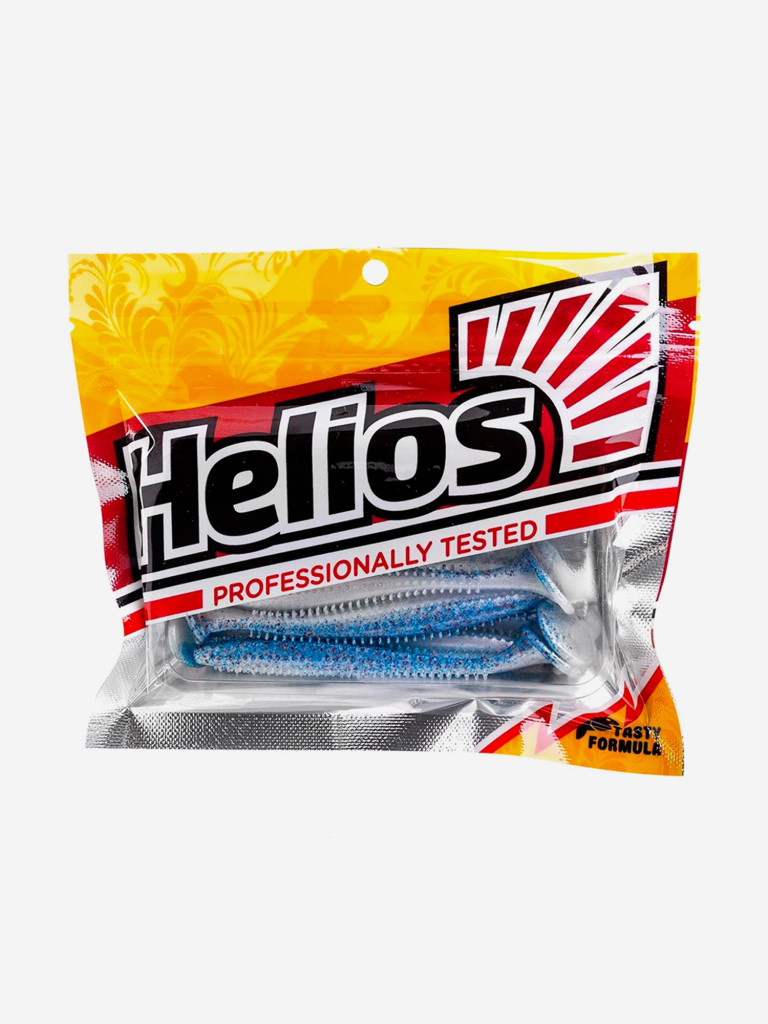 Мягкая приманка Helios Shaggy, 3,35" / 8,5 см, Blue Fish, 5 штук (HS-16-052)