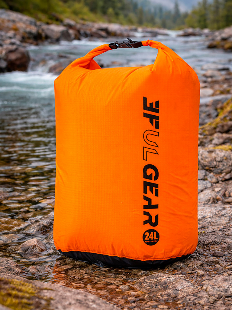 Гермомешок 3F UL GEAR, нейлон, 24 литра, оранжевый