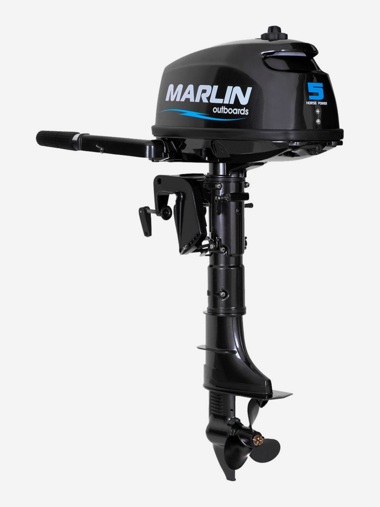 Лодочный мотор MARLIN MP 5 AMHS, бензиновый, 2-х тактный, 5 л.с.