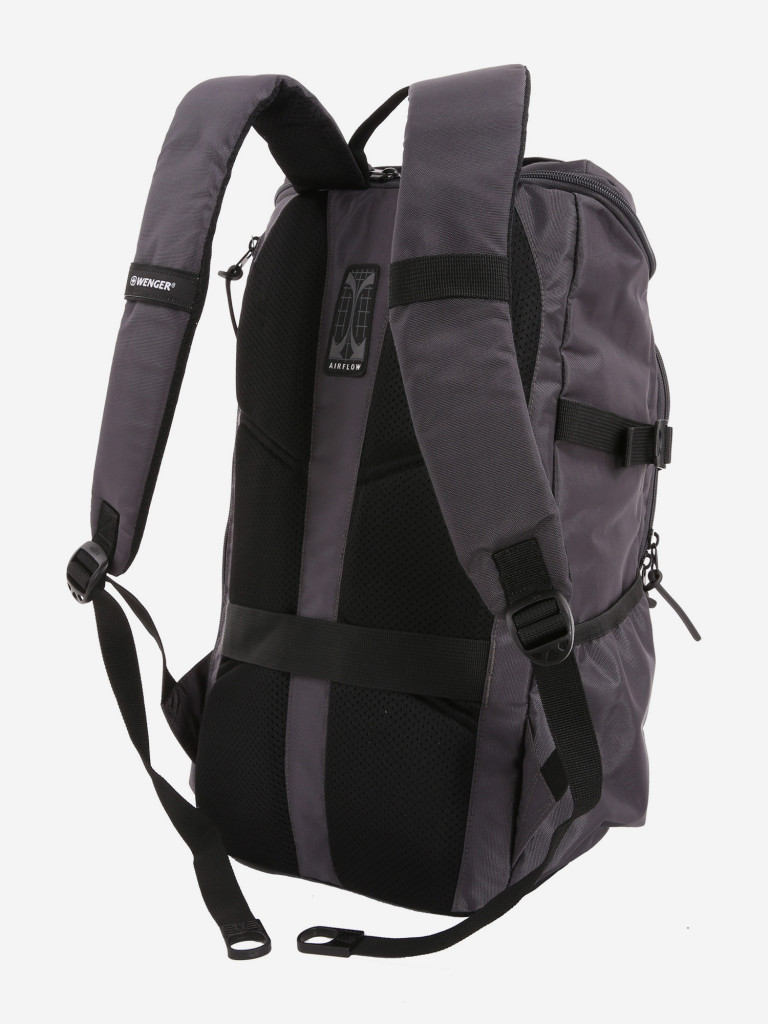 Рюкзак WENGER 15'', серый / чёрный, полиэстер 900D/ М2 добби, 29х15х47 см, 20 л