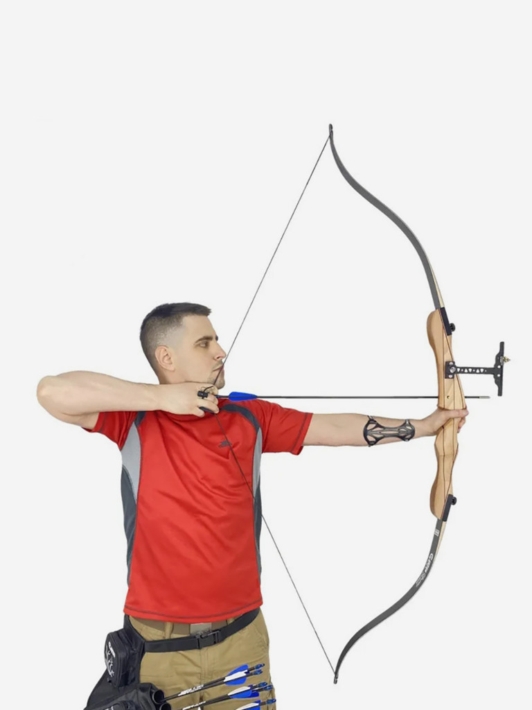 Лук рекурсивный Centershot Classic 68" (черные плечи) 34#