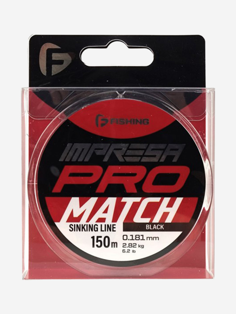 Леска Impresa Pro Match Black F-FISHING 150м 0,181мм 2,82кг/6,2lb