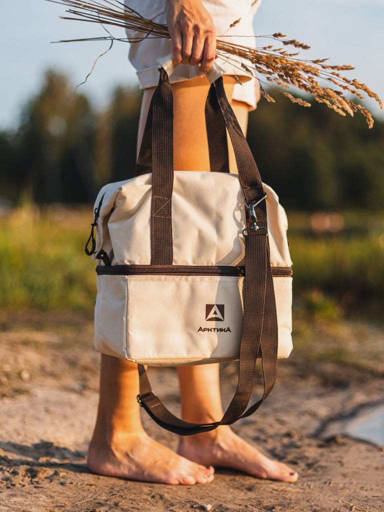 Термосумка-трансформер, тм "Арктика", 11,5 л, арт.3600-11, бежевая
