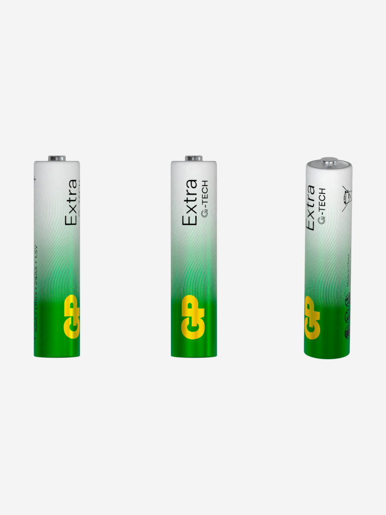 Батарейки щелочные мизинчиковые GP AAA G-tech, 4 шт