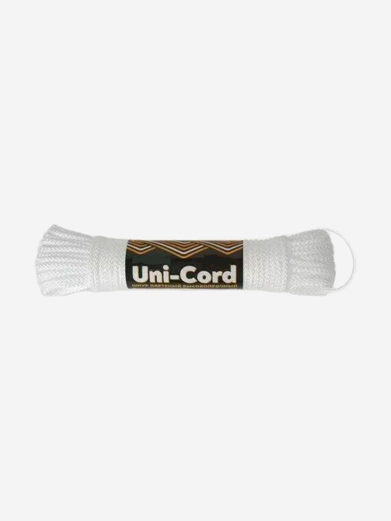 Шнур плетеный Петроканат UNI-CORD 3,0 мм (5 м) белый, минимоток