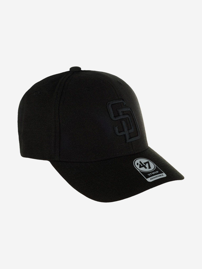 Бейсболка 47 BRAND B-MVPSP21WBP-BKB San Diego Padres MLB (черный)