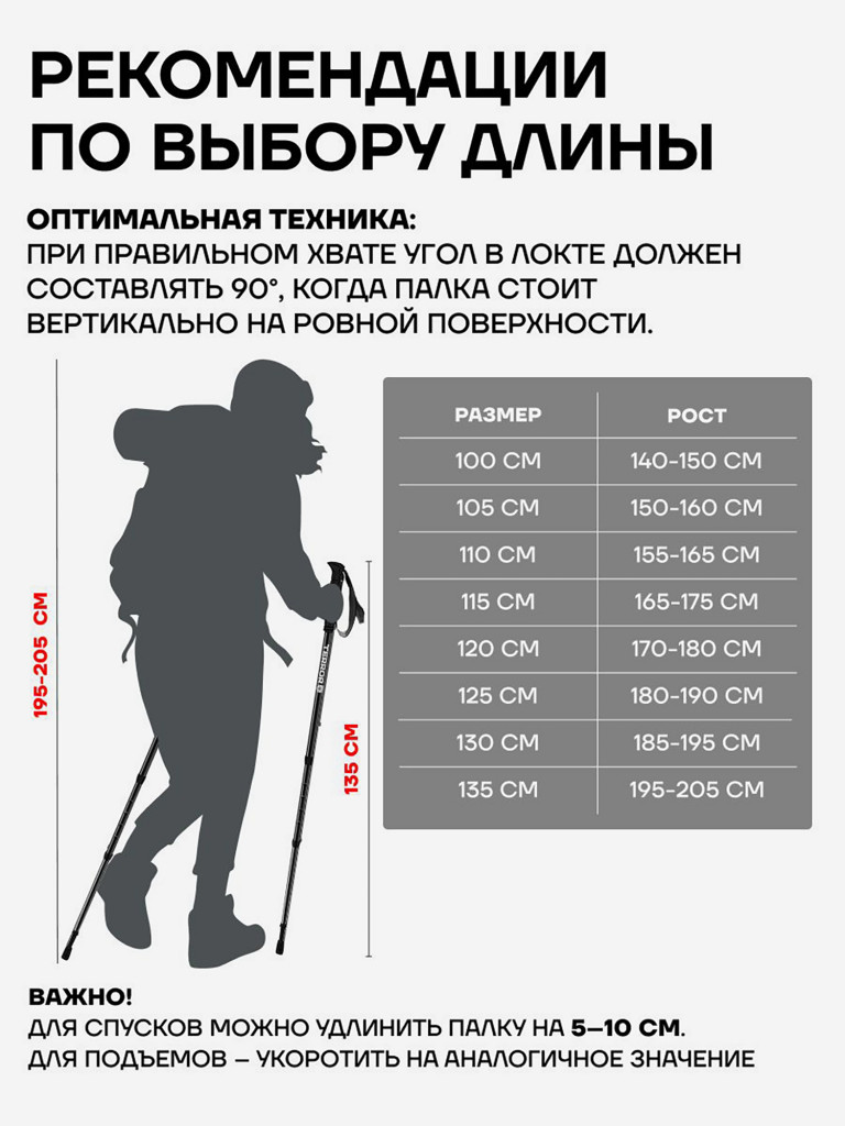 Палки для скандинавской ходьбы - карбоновые телескопические