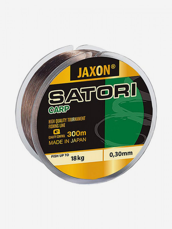 Леска карповая для рыбалки Jaxon Carp коричневая 300 м 0,35 мм 23 кг