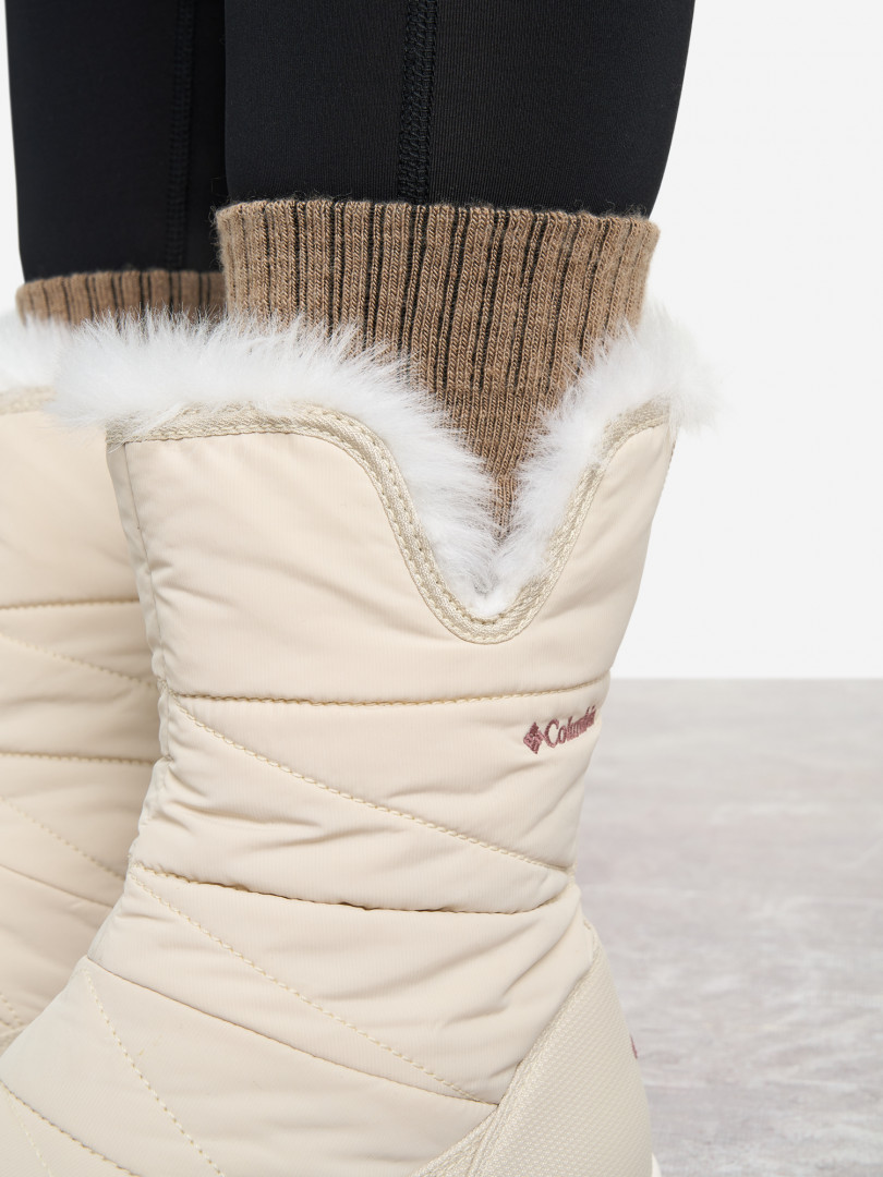 фото Сапоги утепленные женские columbia minx slip v, бежевый
