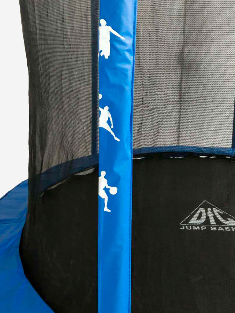 Jsbsk Батут DFC JUMP BASKET с сеткой 14FT-JBSK-B красный/синий цвет — купить ...
