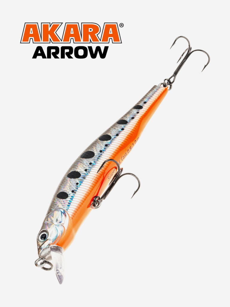 Воблер Akara Arrow 80SP 8 гр. минноу, суспендер. твичинговый, на щуку, судака A88