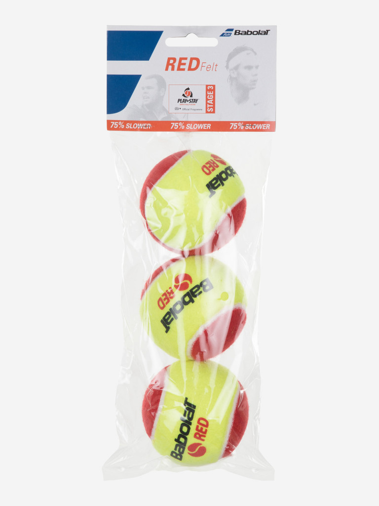 Набор мячей для большого тенниса Babolat Red Felt X3