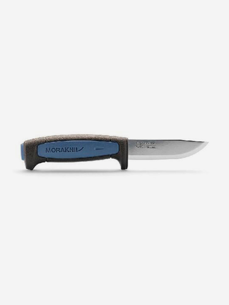 Нож Morakniv Pro S, нержавеющая сталь, резиновая ручка с синей вставкой, 12242
