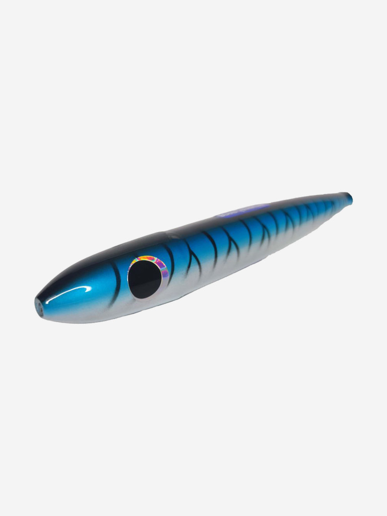 Плуг троллинговый Blue Marlin 25 см 315 гр. Blue Cedar Plug. Специальный крючок Mustad Big Game 3412-DT O'Shaughnessy 10/0 в подарок.
