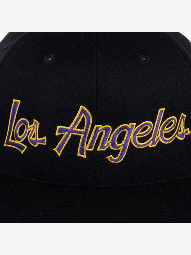 Бейсболка с прямым козырьком HOOD 100-MWL005-CA069-BKA Los Angeles X